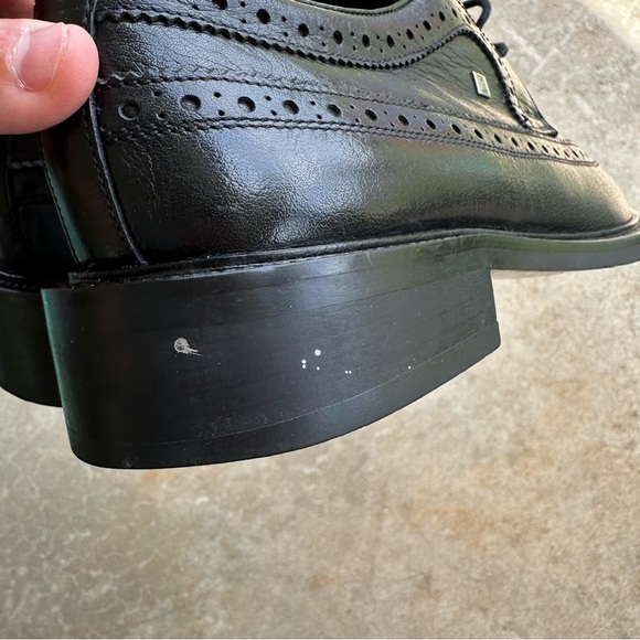 Pierre Cardin Paris Leather Black Oxford Men’s Size 41 - Picture 11 of 14